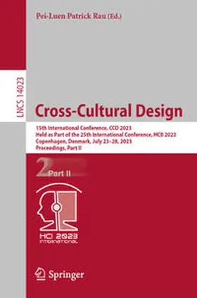 Rau |  Cross-Cultural Design | eBook | Sack Fachmedien