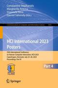 Stephanidis / Salvendy / Antona |  HCI International 2023 Posters | Buch |  Sack Fachmedien