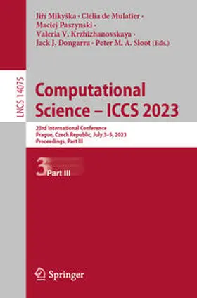 Mikyška / MikySka / de Mulatier | Computational Science – ICCS 2023 | E-Book | sack.de