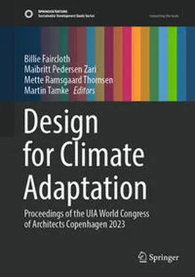 Faircloth / Tamke / Pedersen Zari |  Design for Climate Adaptation | Buch |  Sack Fachmedien