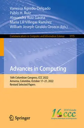 Agredo-Delgado / Ruiz / Ruiz Gaona |  Advances in Computing | eBook | Sack Fachmedien