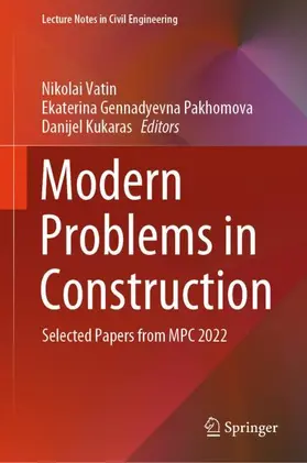 Vatin / Kukaras / Pakhomova |  Modern Problems in Construction | Buch |  Sack Fachmedien