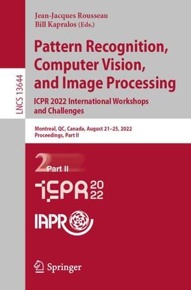Kapralos / Rousseau | Pattern Recognition, Computer Vision, and Image Processing. ICPR 2022 International Workshops and Challenges | Buch | 978-3-031-37741-9 | sack.de