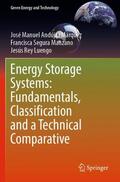 Andújar Márquez / Rey Luengo / Segura Manzano |  Energy Storage Systems: Fundamentals, Classification and a Technical Comparative | Buch |  Sack Fachmedien