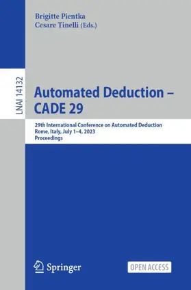 Tinelli / Pientka |  Automated Deduction - CADE 29 | Buch |  Sack Fachmedien