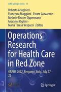 Aringhieri / Maggioni / Vespucci |  Operations Research for Health Care in Red Zone | Buch |  Sack Fachmedien