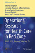 Aringhieri / Maggioni / Lanzarone |  Operations Research for Health Care in Red Zone | eBook | Sack Fachmedien