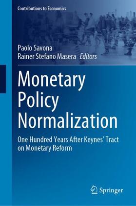 Masera / Savona | Monetary Policy Normalization | Buch | 978-3-031-38707-4 | sack.de