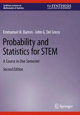 Del Greco / Barron |  Probability and Statistics for STEM | Buch |  Sack Fachmedien