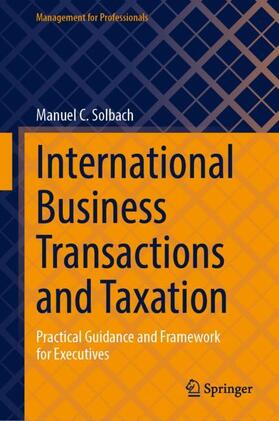 Solbach |  International Business Transactions and Taxation | Buch |  Sack Fachmedien