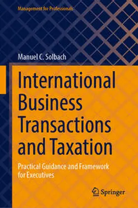 Solbach |  International Business Transactions and Taxation | eBook | Sack Fachmedien