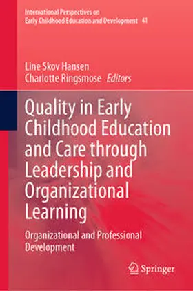 Hansen / Ringsmose | Quality in Early Childhood Education and Care through Leadership and Organizational Learning | E-Book | sack.de