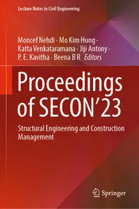 Nehdi / Hung / Venkataramana |  Proceedings of SECON'23 | Buch |  Sack Fachmedien