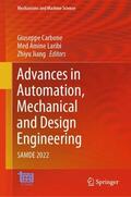 Carbone / Jiang / Laribi |  Advances in Automation, Mechanical and Design Engineering | Buch |  Sack Fachmedien