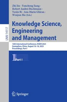 Jin / Jiang / Buchmann |  Knowledge Science, Engineering and Management | eBook | Sack Fachmedien