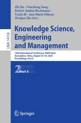Jin / Jiang / Buchmann |  Knowledge Science, Engineering and Management | eBook | Sack Fachmedien