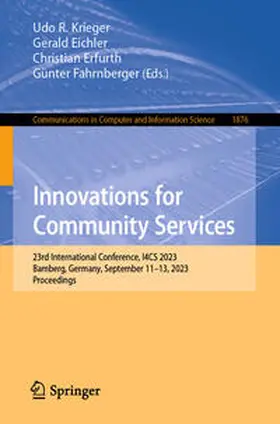Krieger / Eichler / Erfurth | Innovations for Community Services | E-Book | www.sack.de