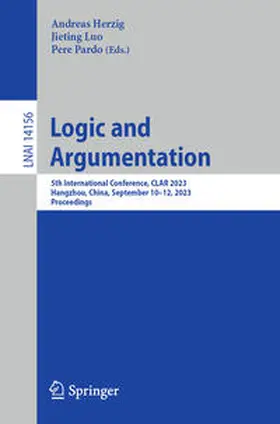 Herzig / Luo / Pardo |  Logic and Argumentation | eBook | Sack Fachmedien