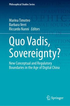 Timoteo / Nanni / Verri |  Quo Vadis, Sovereignty? | Buch |  Sack Fachmedien