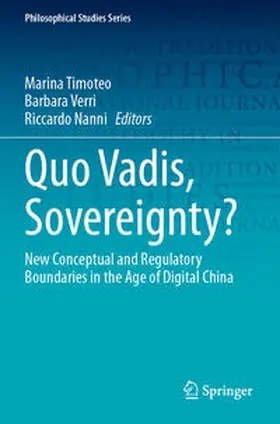 Timoteo / Verri / Nanni |  Quo Vadis, Sovereignty? | Buch |  Sack Fachmedien
