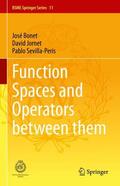 Bonet / Sevilla-Peris / Jornet |  Function Spaces and Operators between them | Buch |  Sack Fachmedien