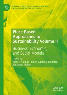 Del Baldo / Righini / Baldarelli |  Place Based Approaches to Sustainability Volume II | Buch |  Sack Fachmedien
