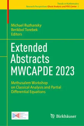 Ruzhansky / Torebek |  Extended Abstracts MWCAPDE 2023 | eBook | Sack Fachmedien