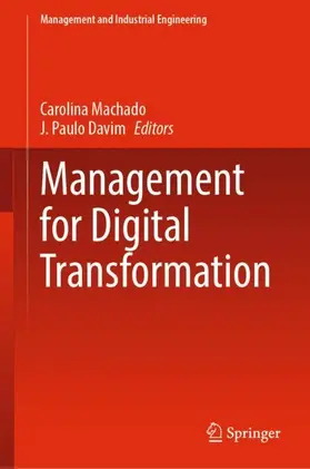 Davim / Machado |  Management for Digital Transformation | Buch |  Sack Fachmedien