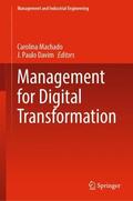 Davim / Machado |  Management for Digital Transformation | Buch |  Sack Fachmedien