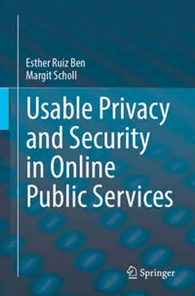 Ruiz Ben / Scholl | Usable Privacy and Security in Online Public Services | E-Book | sack.de