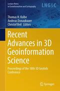 Kolbe / Beil / Donaubauer |  Recent Advances in 3D Geoinformation Science | Buch |  Sack Fachmedien