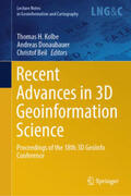 Kolbe / Donaubauer / Beil |  Recent Advances in 3D Geoinformation Science | eBook | Sack Fachmedien