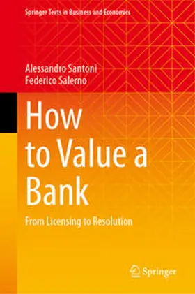 Santoni / Salerno | How to Value a Bank | E-Book | sack.de
