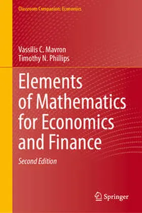 Mavron / Phillips | Elements of Mathematics for Economics and Finance | E-Book | sack.de