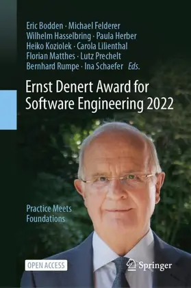 Bodden / Koziolek / Felderer |  Ernst Denert Award for Software Engineering 2022 | Buch |  Sack Fachmedien
