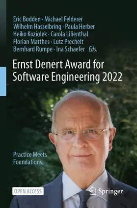 Bodden / Koziolek / Felderer |  Ernst Denert Award for Software Engineering 2022 | Buch |  Sack Fachmedien