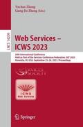 Zhang |  Web Services ¿ ICWS 2023 | Buch |  Sack Fachmedien
