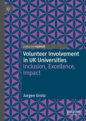 Grotz | Volunteer Involvement in UK Universities | Buch | 978-3-031-45057-0 | sack.de