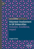 Grotz |  Volunteer Involvement in UK Universities | eBook | Sack Fachmedien