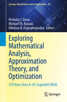 Daras / Zographopoulos / Rassias |  Exploring Mathematical Analysis, Approximation Theory, and Optimization | Buch |  Sack Fachmedien