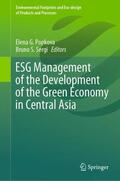 Sergi / Popkova |  ESG Management of the Development of the Green Economy in Central Asia | Buch |  Sack Fachmedien