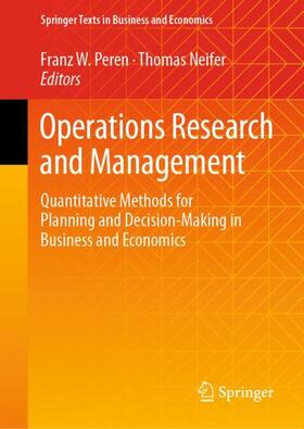 Neifer / Peren |  Operations Research and Management | Buch |  Sack Fachmedien