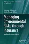 Masniak / Malinowska / Masniak |  Managing Environmental Risks through Insurance | Buch |  Sack Fachmedien