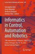 Gini / Filev / Nijmeijer |  Informatics in Control, Automation and Robotics | Buch |  Sack Fachmedien