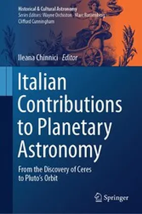 Chinnici |  Italian Contributions to Planetary Astronomy | eBook | Sack Fachmedien