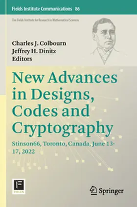 Dinitz / Colbourn |  New Advances in Designs, Codes and Cryptography | Buch |  Sack Fachmedien
