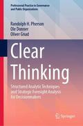 Pherson / Gnad / Donner |  Clear Thinking | Buch |  Sack Fachmedien