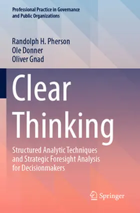 Pherson / Gnad / Donner |  Clear Thinking | Buch |  Sack Fachmedien