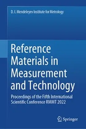 Sobina / Medvedevskikh / Kremleva |  Reference Materials in Measurement and Technology | eBook | Sack Fachmedien