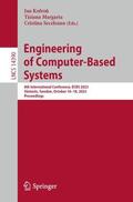 Kofron / Kofron / Seceleanu |  Engineering of Computer-Based Systems | Buch |  Sack Fachmedien
